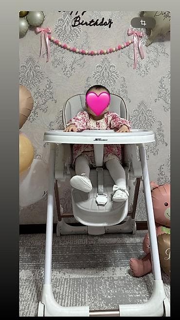 Стульчик для кормления, Skillmax, Пластик, Другой вид, цвет - Серый at lalafo.kg Стульчик для кормления, Skillmax, Пластик, Другой вид, цвет - Серый