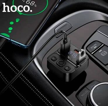 FM модуляторлор: FM-модулятор, трансмиттер HOCO E87 обеспечивает качественное звучание lalafo.kg да — 2 FM модуляторлор: FM-модулятор, трансмиттер HOCO E87 обеспечивает качественное звучание — 2