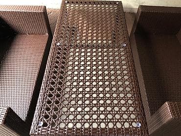 Реставрация мебели из искуственного ротанга диваны, столы, угловые at lalafo.kg Реставрация мебели из искуственного ротанга диваны, столы, угловые