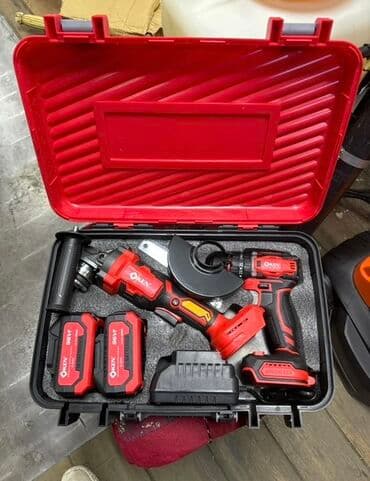 Набор инструментов Oken включает угловую шлифовальную машину и at lalafo.kg Набор инструментов Oken включает угловую шлифовальную машину и