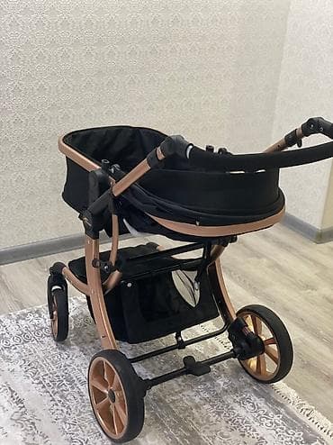 Коляска, цвет - Золотой, Б/у at lalafo.kg Коляска, цвет - Золотой, Б/у