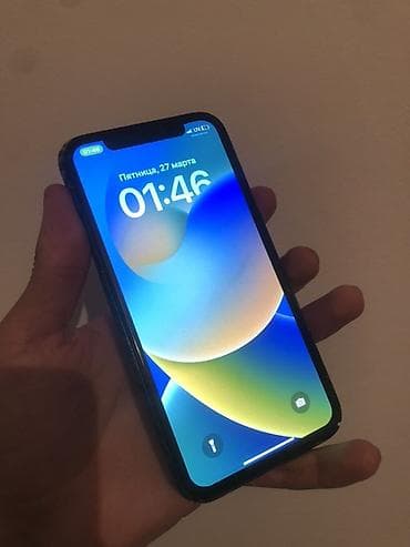 IPhone X, Б/у, 64 ГБ, Space Gray, Чехол, 100 % at lalafo.kg IPhone X, Б/у, 64 ГБ, Space Gray, Чехол, 100 %