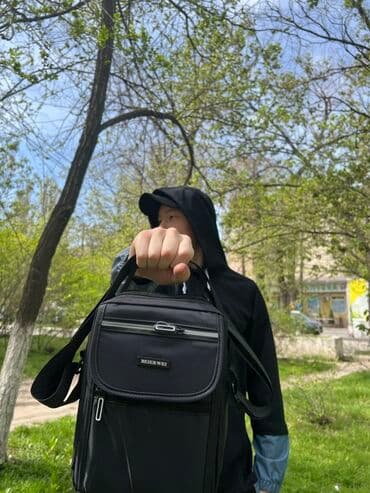 Сумка через плечо BEIERWEI, городская/повседневная - Цвет: черный - at lalafo.kg Сумка через плечо BEIERWEI, городская/повседневная - Цвет: черный -