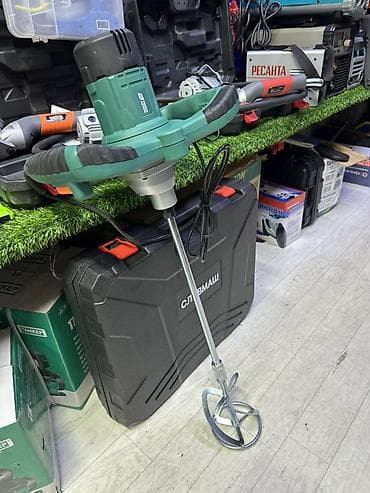 Курулуш аралаштыргычтар: Электрический строительный миксер POWER ACTION EM1400 - Мощность lalafo.kg да — 1 Курулуш аралаштыргычтар: Электрический строительный миксер POWER ACTION EM1400 - Мощность — 1