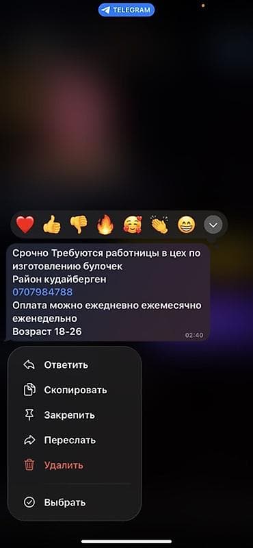 Требуется Пекарь, Оплата: Ежедневно, Без опыта at lalafo.kg Требуется Пекарь, Оплата: Ежедневно, Без опыта