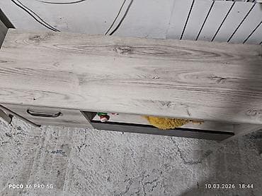 Тумба и подставка для обуви, Другой материал, Самовывоз, цвет - Серый at lalafo.kg Тумба и подставка для обуви, Другой материал, Самовывоз, цвет - Серый