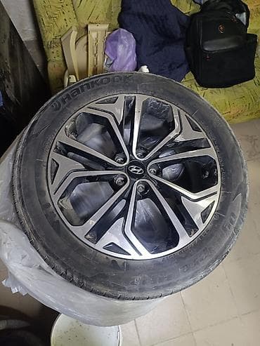Колеса в сборе 215 / 55 / R 17, Лето, Комплект, Легковые, Литые, отверстий - 5 at lalafo.kg Колеса в сборе 215 / 55 / R 17, Лето, Комплект, Легковые, Литые, отверстий - 5