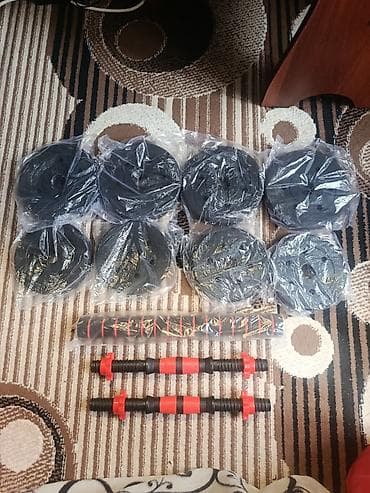 🔥Гантели-разборные + штанга 3-в-1!🔥 Идеальный набор для спорта и at lalafo.kg 🔥Гантели-разборные + штанга 3-в-1!🔥 Идеальный набор для спорта и