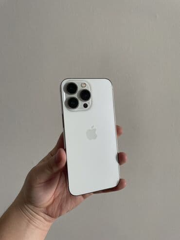 IPhone 13 Pro, Б/у, 256 ГБ, Белый, Зарядное устройство, Защитное стекло, Чехол, 77 % at lalafo.kg IPhone 13 Pro, Б/у, 256 ГБ, Белый, Зарядное устройство, Защитное стекло, Чехол, 77 %
