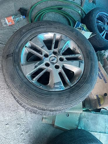 Колеса в сборе R 18, Лето, Б/у, Комплект, Внедорожные (АТ/МТ), Литые, отверстий - 5 at lalafo.kg Колеса в сборе R 18, Лето, Б/у, Комплект, Внедорожные (АТ/МТ), Литые, отверстий - 5
