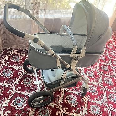Детская коляска 2 в 1 (люлька + прогулочный блок), универсальная lalafo.kg да Детская коляска 2 в 1 (люлька + прогулочный блок), универсальная