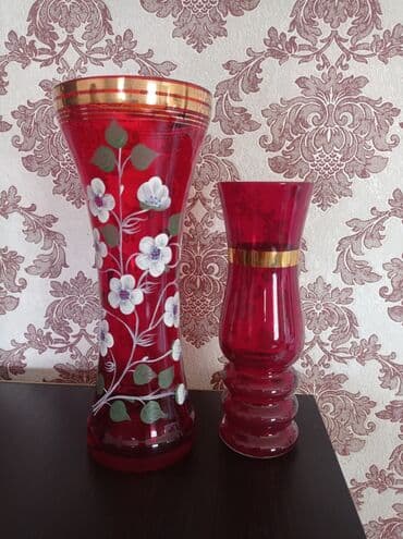 Вазы. Чехия. " Богемия".
большая 3 т.с.
маленькая 1 т.с at lalafo.kg Вазы. Чехия. " Богемия".
большая 3 т.с.
маленькая 1 т.с