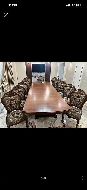 Офис эмереги: Конок бөлмөсү үчүн үстөл жана отургуч, түсү - Күрөң lalafo.kg да — 1 Офис эмереги: Конок бөлмөсү үчүн үстөл жана отургуч, түсү - Күрөң — 1