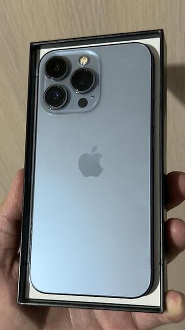 IPhone 13 Pro, Б/у, 256 ГБ, Sierra Blue, Коробка, 77 % at lalafo.kg IPhone 13 Pro, Б/у, 256 ГБ, Sierra Blue, Коробка, 77 %