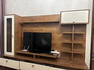 Купе шкафтар: Дубал шкаф, Дубал шкаф түрү: Модулдуу, Үй, конок бөлмөсү үчүн, Өзгөчөлүктөрү: Телевизор коюучу бөлүк менен lalafo.kg да — 1 Купе шкафтар: Дубал шкаф, Дубал шкаф түрү: Модулдуу, Үй, конок бөлмөсү үчүн, Өзгөчөлүктөрү: Телевизор коюучу бөлүк менен — 1