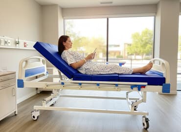 Функциональная медицинская кровать с матрасом - Регулируемая at lalafo.kg Функциональная медицинская кровать с матрасом - Регулируемая