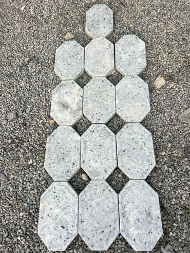 Тротуарная плитка восьмигранная (октагон) - Материал: вибролитой at lalafo.kg Тротуарная плитка восьмигранная (октагон) - Материал: вибролитой