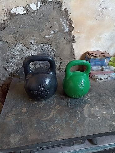 Гири 8 и 16 кг.каждый по 4200.за две 8000 окончательная цена at lalafo.kg Гири 8 и 16 кг.каждый по 4200.за две 8000 окончательная цена
