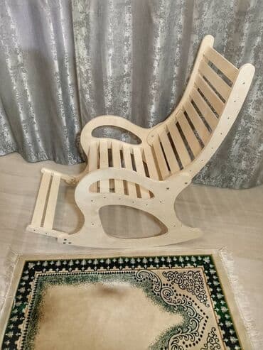 Кресла-качалка, Новый, Платная доставка, цвет - Бежевый at lalafo.kg Кресла-качалка, Новый, Платная доставка, цвет - Бежевый