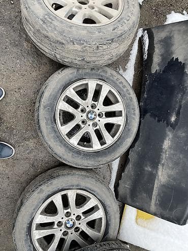 Колеса в сборе 215 / 60 / R 16, Лето, Б/у, Комплект, Легковые, Литые, отверстий - 5 at lalafo.kg Колеса в сборе 215 / 60 / R 16, Лето, Б/у, Комплект, Легковые, Литые, отверстий - 5