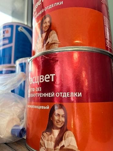 Краска «Расцвет» КПО-283 для внутренней отделки, высокоглянцевая at lalafo.kg Краска «Расцвет» КПО-283 для внутренней отделки, высокоглянцевая