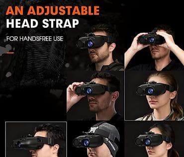 Налобный бинокль/очки ночного видения с регулируемым оголовьем - at lalafo.kg Налобный бинокль/очки ночного видения с регулируемым оголовьем -