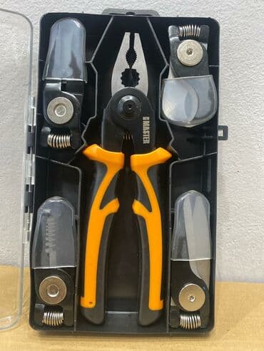 Мультиинструмент «NEW MASTER» в кейсе: универсальные пассатижи с at lalafo.kg Мультиинструмент «NEW MASTER» в кейсе: универсальные пассатижи с