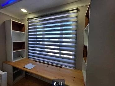 Рулонные шторы и жалюзи “день‑ночь” на заказ. - Типы: тканевые at lalafo.kg Рулонные шторы и жалюзи “день‑ночь” на заказ. - Типы: тканевые