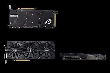 Видеокарта ASUS ROG STRIX GeForce GTX 1070 8GB (модель по стикеру at lalafo.kg Видеокарта ASUS ROG STRIX GeForce GTX 1070 8GB (модель по стикеру