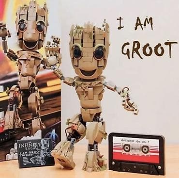 Конструктор «I AM GROOT» (Baby Groot) - Персонаж: малыш Грут из at lalafo.kg Конструктор «I AM GROOT» (Baby Groot) - Персонаж: малыш Грут из