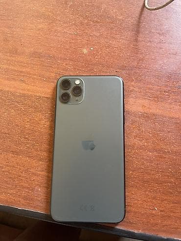 IPhone 11 Pro Max, Б/у, 64 ГБ, Matte Midnight Green, Кабель at lalafo.kg IPhone 11 Pro Max, Б/у, 64 ГБ, Matte Midnight Green, Кабель