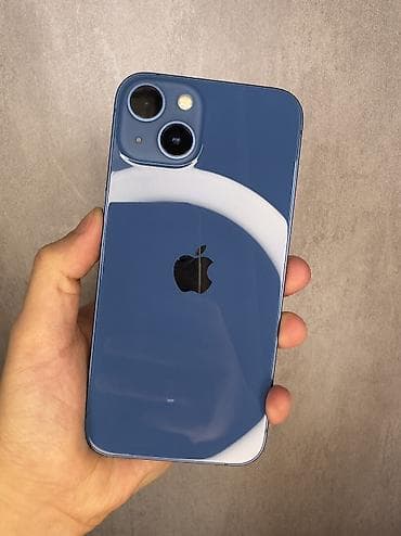 IPhone 13, Б/у, 256 ГБ, Синий, Чехол, 76 % at lalafo.kg IPhone 13, Б/у, 256 ГБ, Синий, Чехол, 76 %