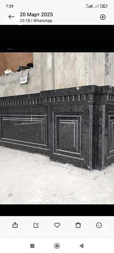 Фасадные 3D панели: Ангола блек Сары таш Гранит Мрамор Тан браун Онекис лабрадорит at lalafo.kg — 3 Фасадные 3D панели: Ангола блек Сары таш Гранит Мрамор Тан браун Онекис лабрадорит — 3