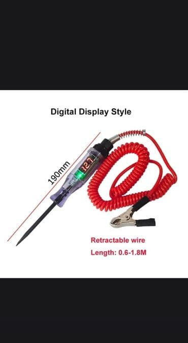 Тестер напряжение грузовика. Цепь постоянного тока 6в 12в 24в at lalafo.kg Тестер напряжение грузовика. Цепь постоянного тока 6в 12в 24в