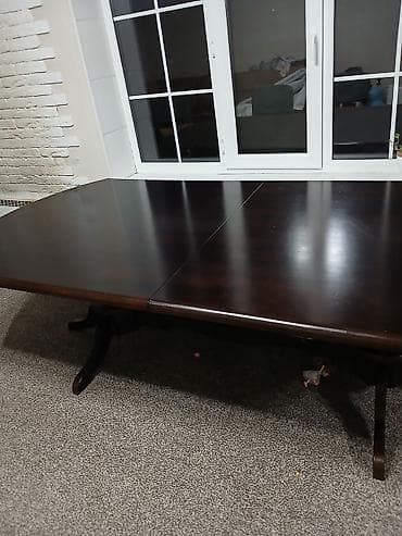 Стол для зала, Б/у, Раскладной, Овальная at lalafo.kg Стол для зала, Б/у, Раскладной, Овальная