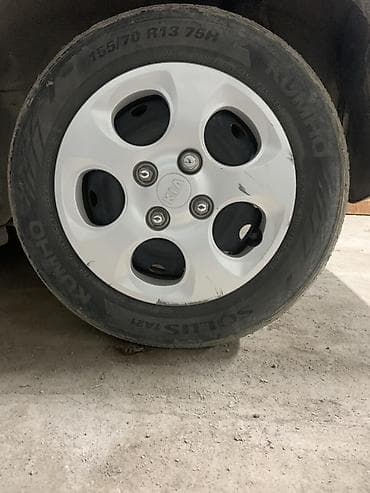 Колеса в сборе 155 / 70 / R 13, 1 шт, Легковые, Железные, отверстий - 4 at lalafo.kg Колеса в сборе 155 / 70 / R 13, 1 шт, Легковые, Железные, отверстий - 4