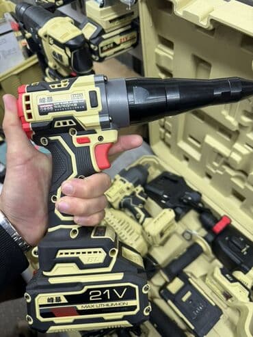 Аккумуляторный шуруповёрт/гайковёрт с насадкой для закрутки саморезов at lalafo.kg Аккумуляторный шуруповёрт/гайковёрт с насадкой для закрутки саморезов