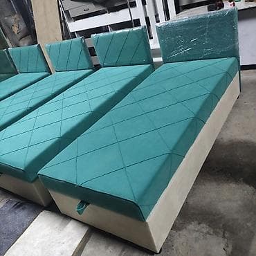 Односпальная кровать, Новый, С мягким изголовьем, длина - 200 см at lalafo.kg Односпальная кровать, Новый, С мягким изголовьем, длина - 200 см