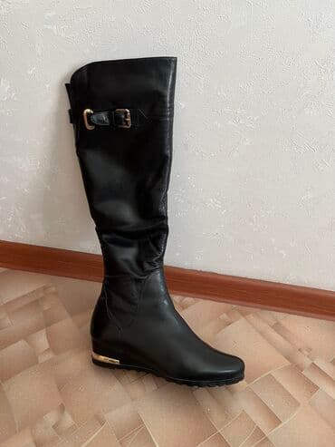 Продаю зимние сапоги, размер 38, из натуральной кожи натуральный at lalafo.kg Продаю зимние сапоги, размер 38, из натуральной кожи натуральный