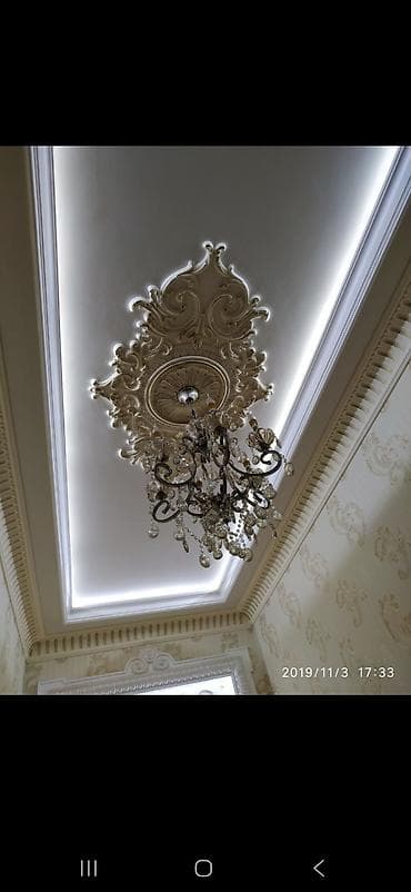Электромонтаж лед подсветка люстры Профессиональный монтаж потолков и at lalafo.kg Электромонтаж лед подсветка люстры Профессиональный монтаж потолков и