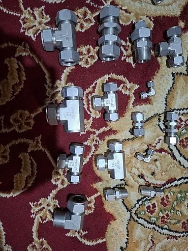 Нержавеющие фитинги и переходники HAM-LET (серия H-Lok) - Материал at lalafo.kg Нержавеющие фитинги и переходники HAM-LET (серия H-Lok) - Материал