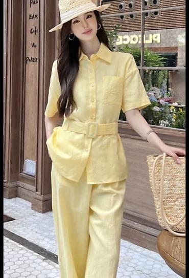 Брючный Костюм женский, покупала в Дубаи за 8500, размер М/L до 44-46 at lalafo.kg Брючный Костюм женский, покупала в Дубаи за 8500, размер М/L до 44-46