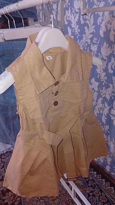 Детское платье, цвет - Бежевый, Новый at lalafo.kg Детское платье, цвет - Бежевый, Новый