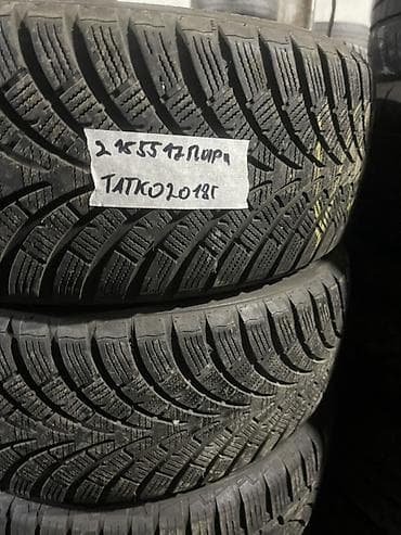 Шины 215 / 55 / R 17, Всесезонная, Б/у, Пара, Легковые at lalafo.kg Шины 215 / 55 / R 17, Всесезонная, Б/у, Пара, Легковые
