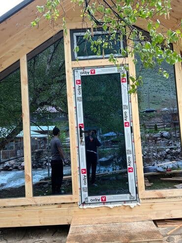 Пластиковое окно на заказ, Тип окна: Витражные, Мансардные, Панорамные, Бесплатная установка, Без рассрочки at lalafo.kg Пластиковое окно на заказ, Тип окна: Витражные, Мансардные, Панорамные, Бесплатная установка, Без рассрочки