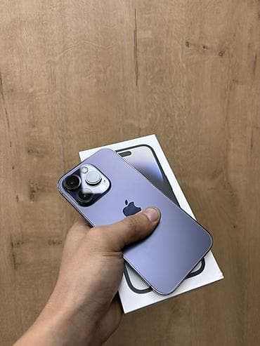 IPhone 14 Pro, 256 ГБ, Deep Purple, Коробка, 82 % at lalafo.kg IPhone 14 Pro, 256 ГБ, Deep Purple, Коробка, 82 %