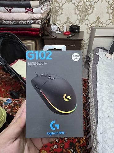 Игровая мышь Logitech G102 LIGHTSYNC - Оптический сенсор с at lalafo.kg Игровая мышь Logitech G102 LIGHTSYNC - Оптический сенсор с