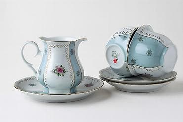 Набор для чая производства Румыния для чая - 6 чашек + 5 at lalafo.kg Набор для чая производства Румыния для чая - 6 чашек + 5