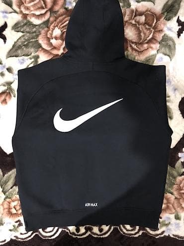 Мужская толстовка, M, Nike, Новый, цвет - Черный, Бесплатная доставка at lalafo.kg Мужская толстовка, M, Nike, Новый, цвет - Черный, Бесплатная доставка