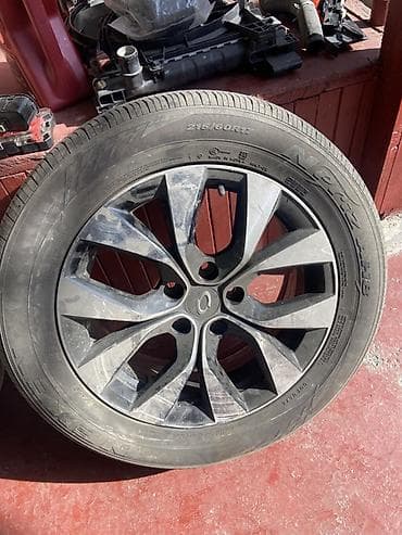 Колеса в сборе 215 / 60 / R 17, Б/у, Пара, Литые, отверстий - 5 at lalafo.kg — 1 Колеса в сборе 215 / 60 / R 17, Б/у, Пара, Литые, отверстий - 5 — 1